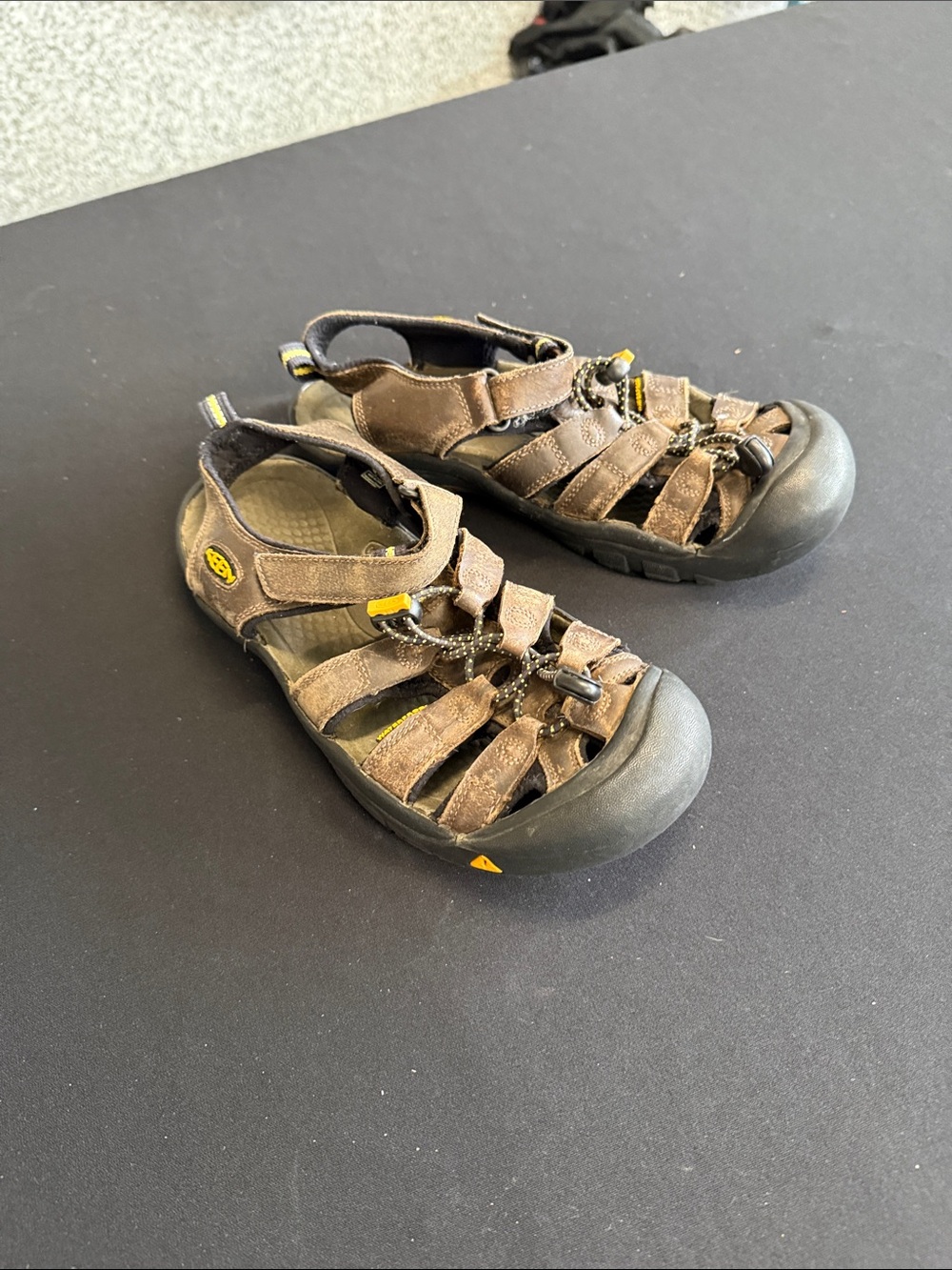 Keen Brown Kids Outdoor Sport Sandals with Black Soles